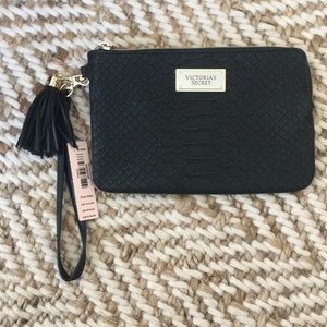 Victoria's Secret Clutch / Wristlet, Black, NWT